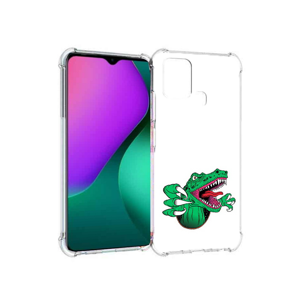 

Чехол MyPads Tocco для Infinix Hot 10 Play крокодил, Прозрачный, Tocco
