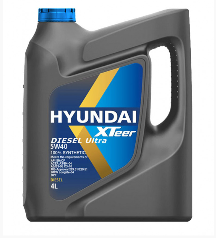 Моторное масло HYUNDAI Xteer Diesel Ultra 5W40 4л 5495₽