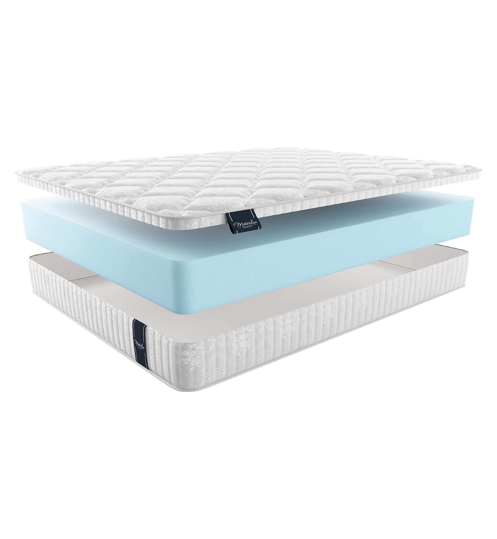 

Матрас Materlux Light-Soft Simone 85х190, Бежевый;белый;серый;серебристый, Simone