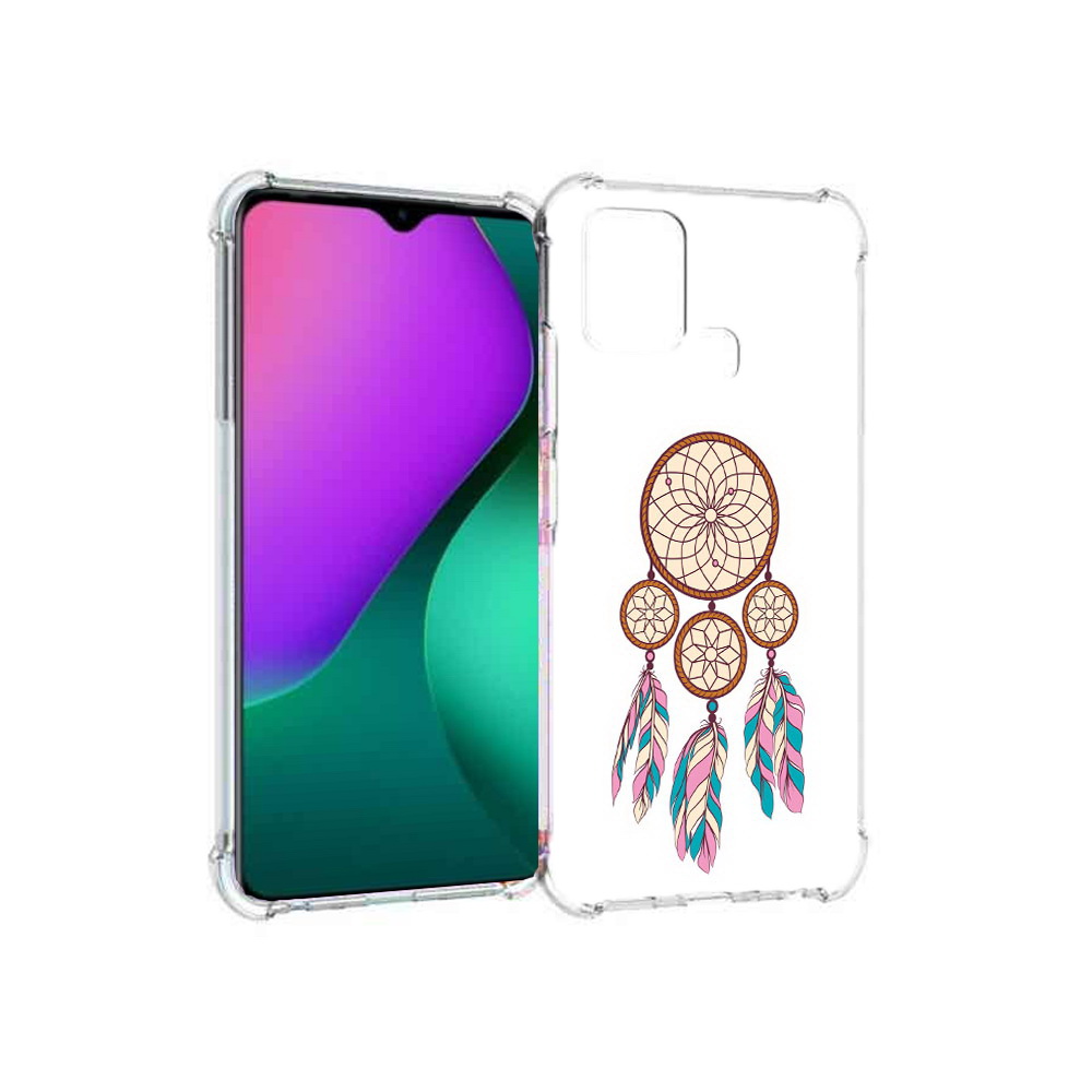 

Чехол MyPads Tocco для Infinix Hot 10 Play ловец снов бежевый, Прозрачный, Tocco