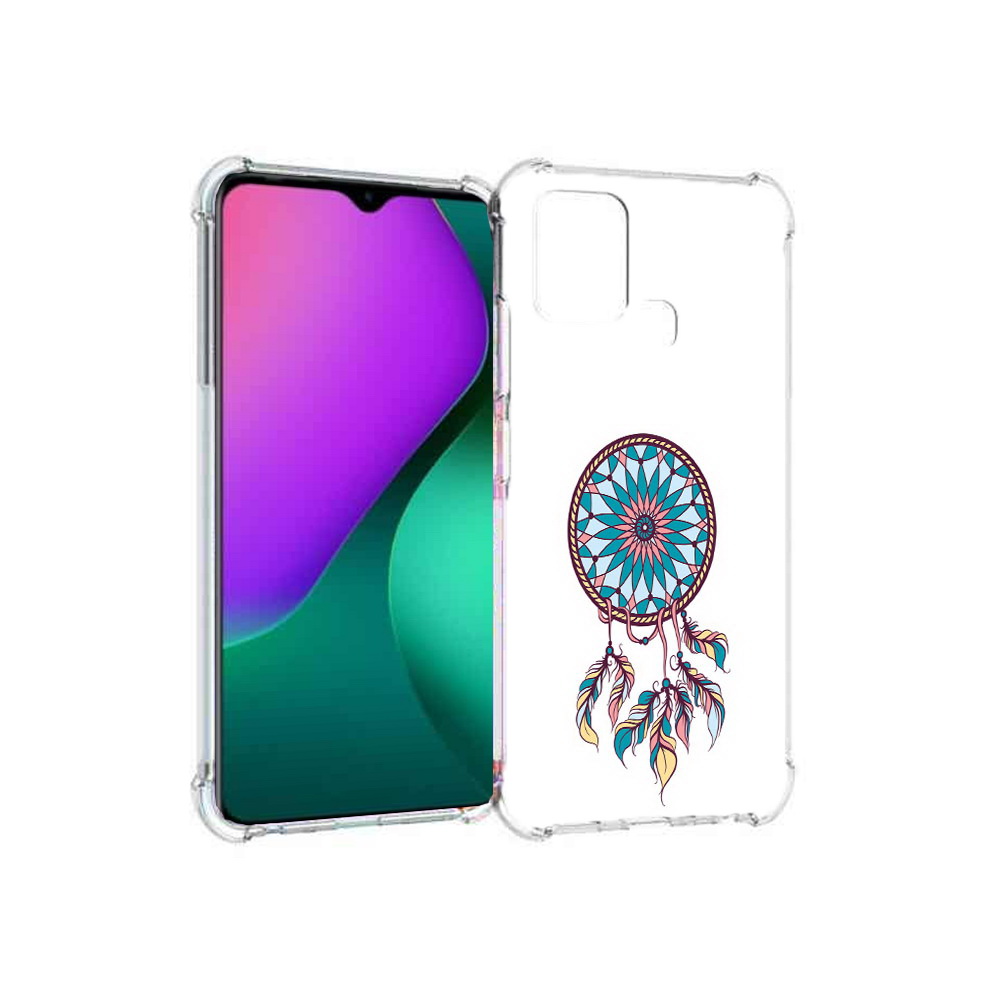 

Чехол MyPads Tocco для Infinix Hot 10 Play ловец снов синий, Прозрачный, Tocco