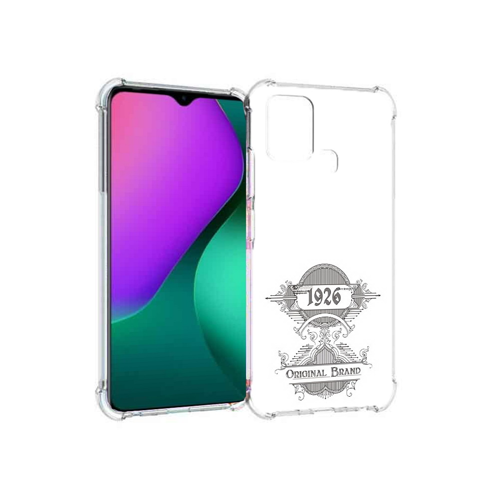 

Чехол MyPads Tocco для Infinix Hot 10 Play логотип черно белый, Прозрачный, Tocco