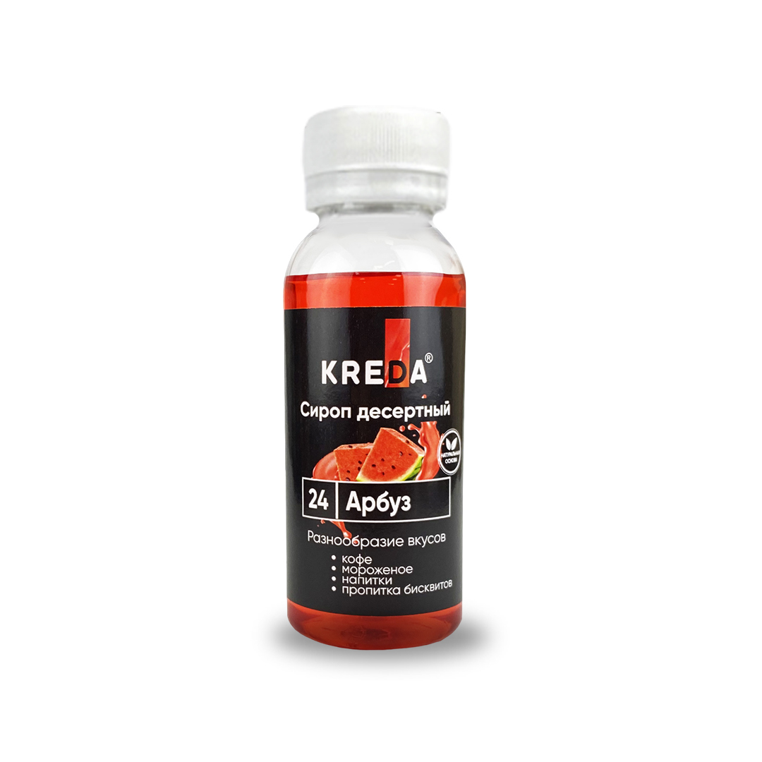 

Сироп десертный KREDA 24 Арбуз 150 г, SD.24-0,150