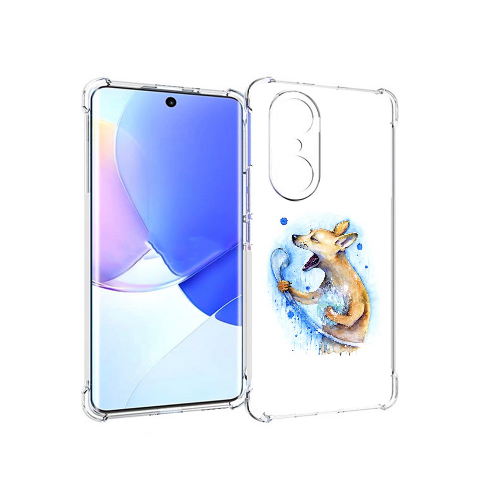 

Чехол MyPads Tocco для Honor 60 Pro пение в душе, Прозрачный, Tocco