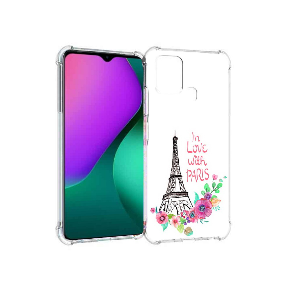 

Чехол MyPads Tocco для Infinix Hot 10 Play любимый париж, Прозрачный, Tocco
