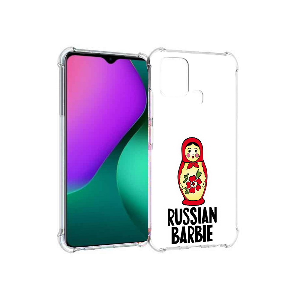 

Чехол MyPads Tocco для Infinix Hot 10 Play матрешка, Прозрачный, Tocco