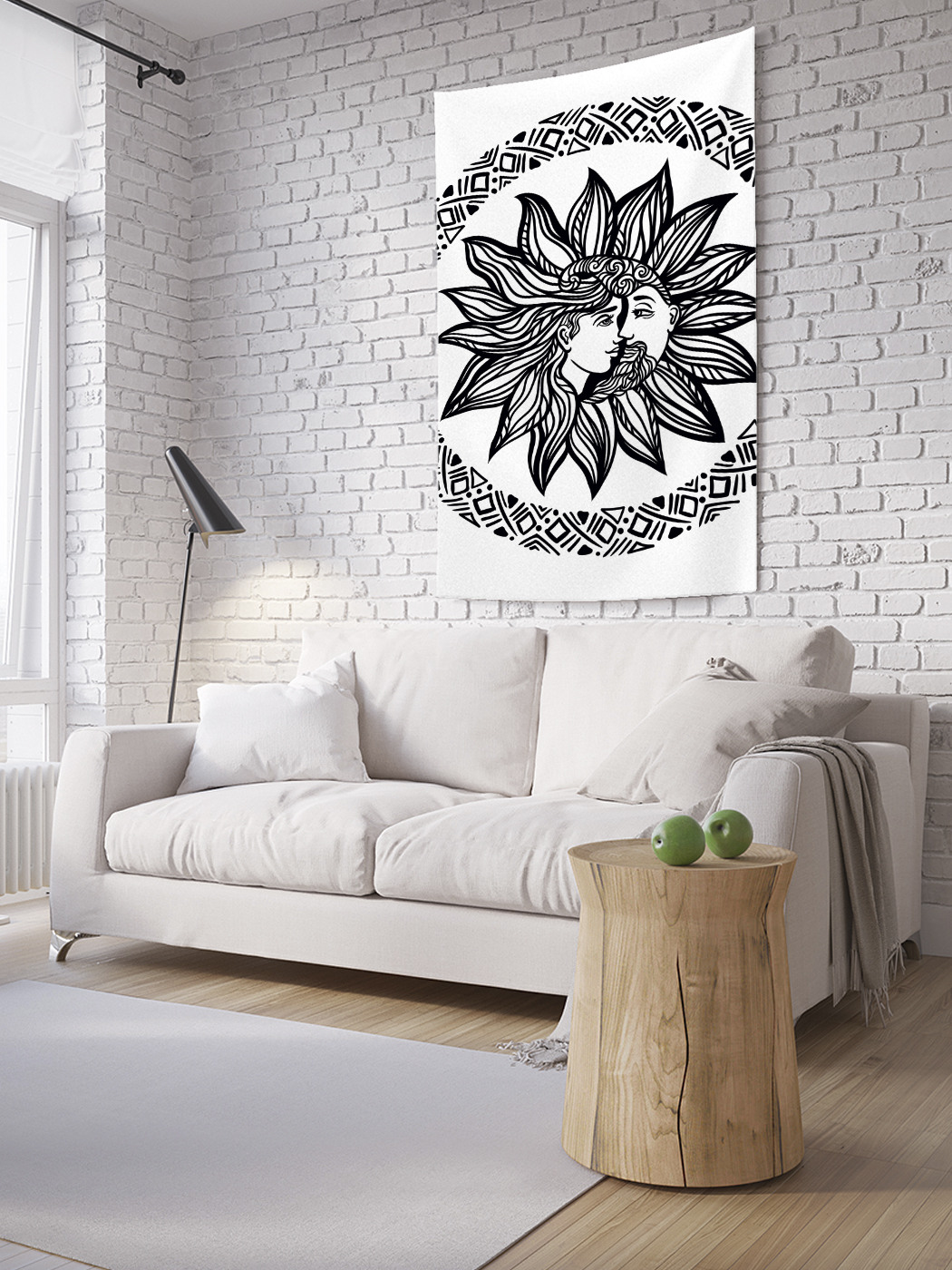 

Вертикальное фотопанно на стену JoyArty Единение противоположностей 150x200 см, Единение противоположностей