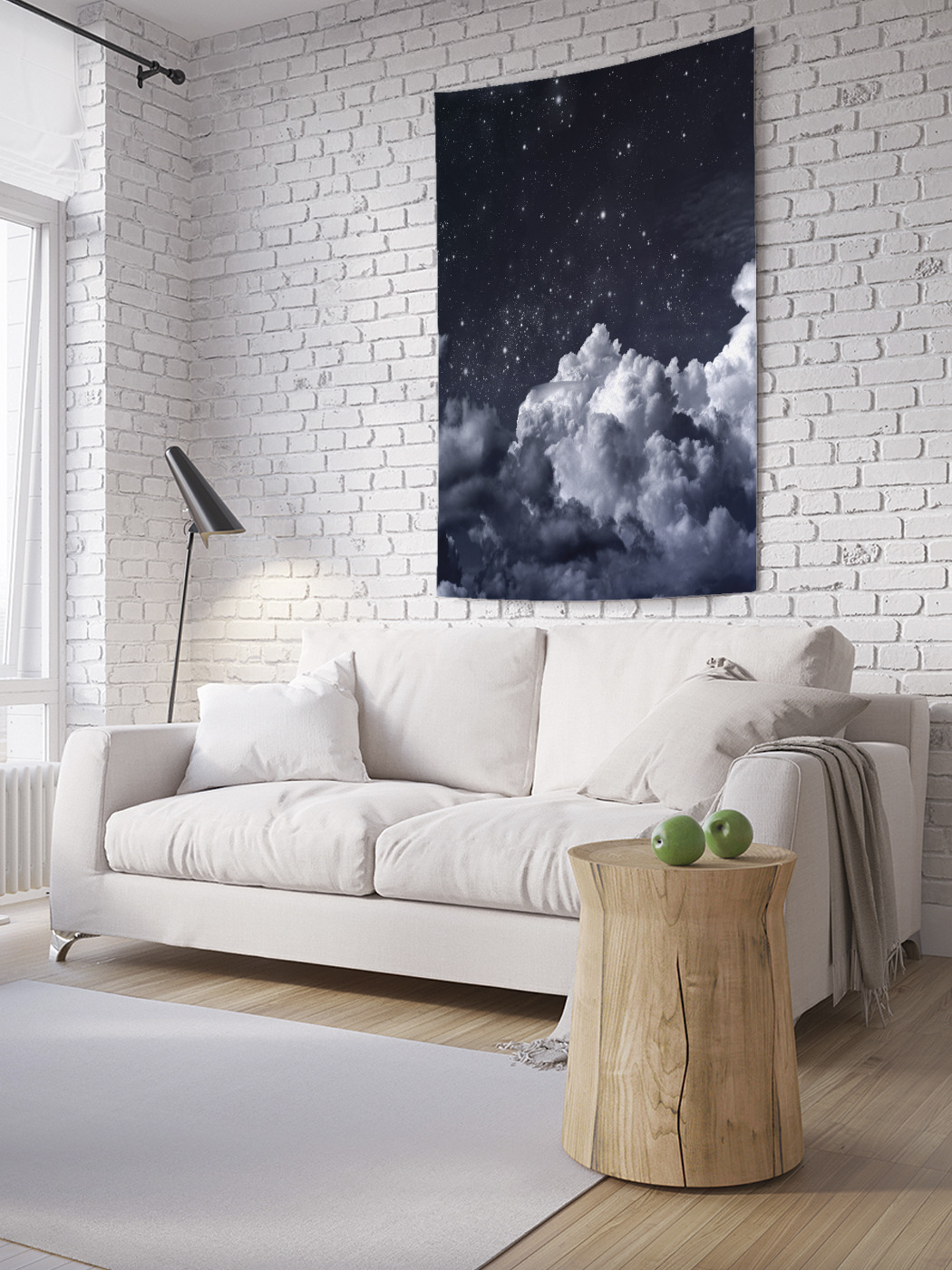 

Вертикальное фотопанно на стену JoyArty Ночные облака 150x200 см, Ночные облака