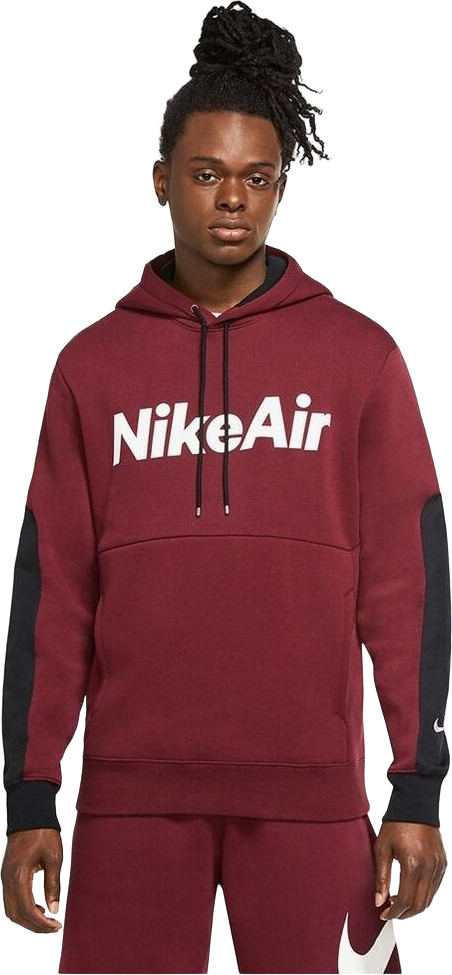 

Худи мужское Nike M Sportswear Air Hoody Po Fleece бордовое L, M Sportswear Air Hoody Po Fleece