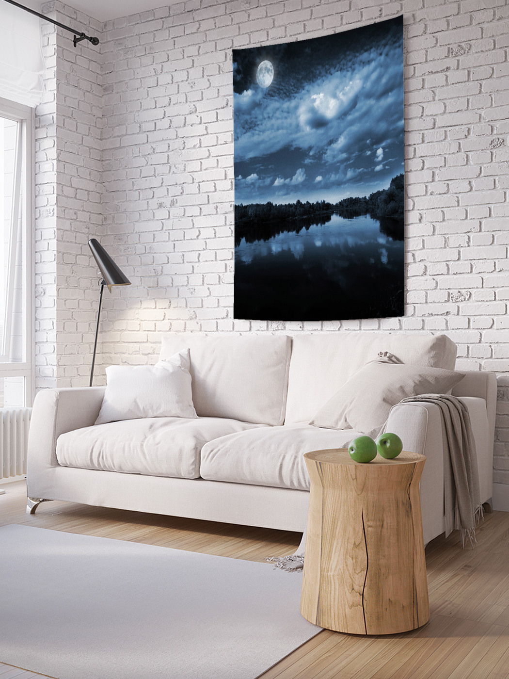 

Вертикальное фотопанно на стену JoyArty Свечение луны 150x200 см, Свечение луны