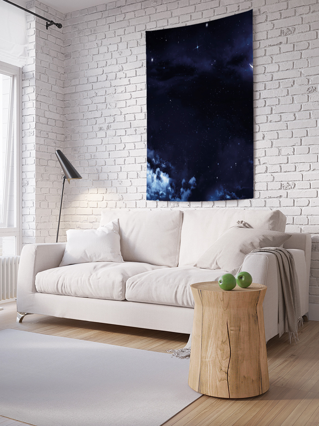

Вертикальное фотопанно на стену JoyArty Новая луна 150x200 см, Новая луна