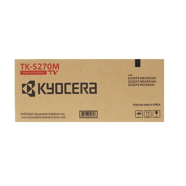 

Картридж для лазерного принтера KYOCERA TK-5270M (1090878) пурпурный, оригинальный