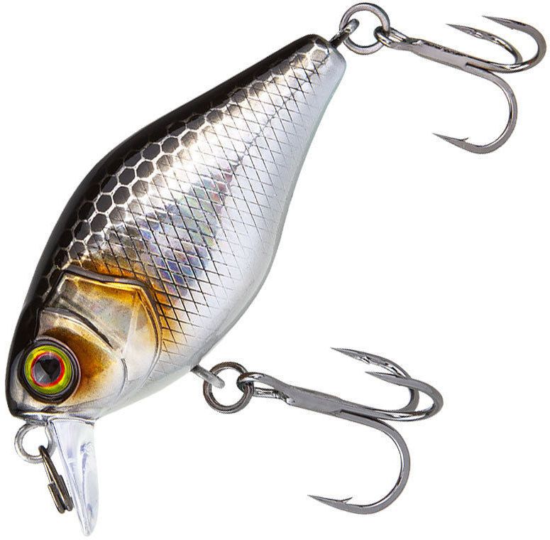

Воблер Jackall CHUBBY 41F # HL Silver & Black, Черный;серебристый;желтый, CHUBBY