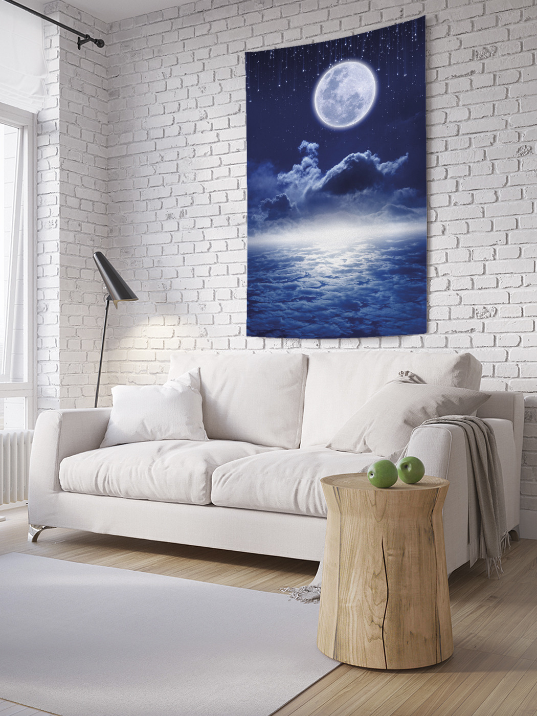 

Вертикальное фотопанно на стену JoyArty Свет полной луны 150x200 см, Свет полной луны