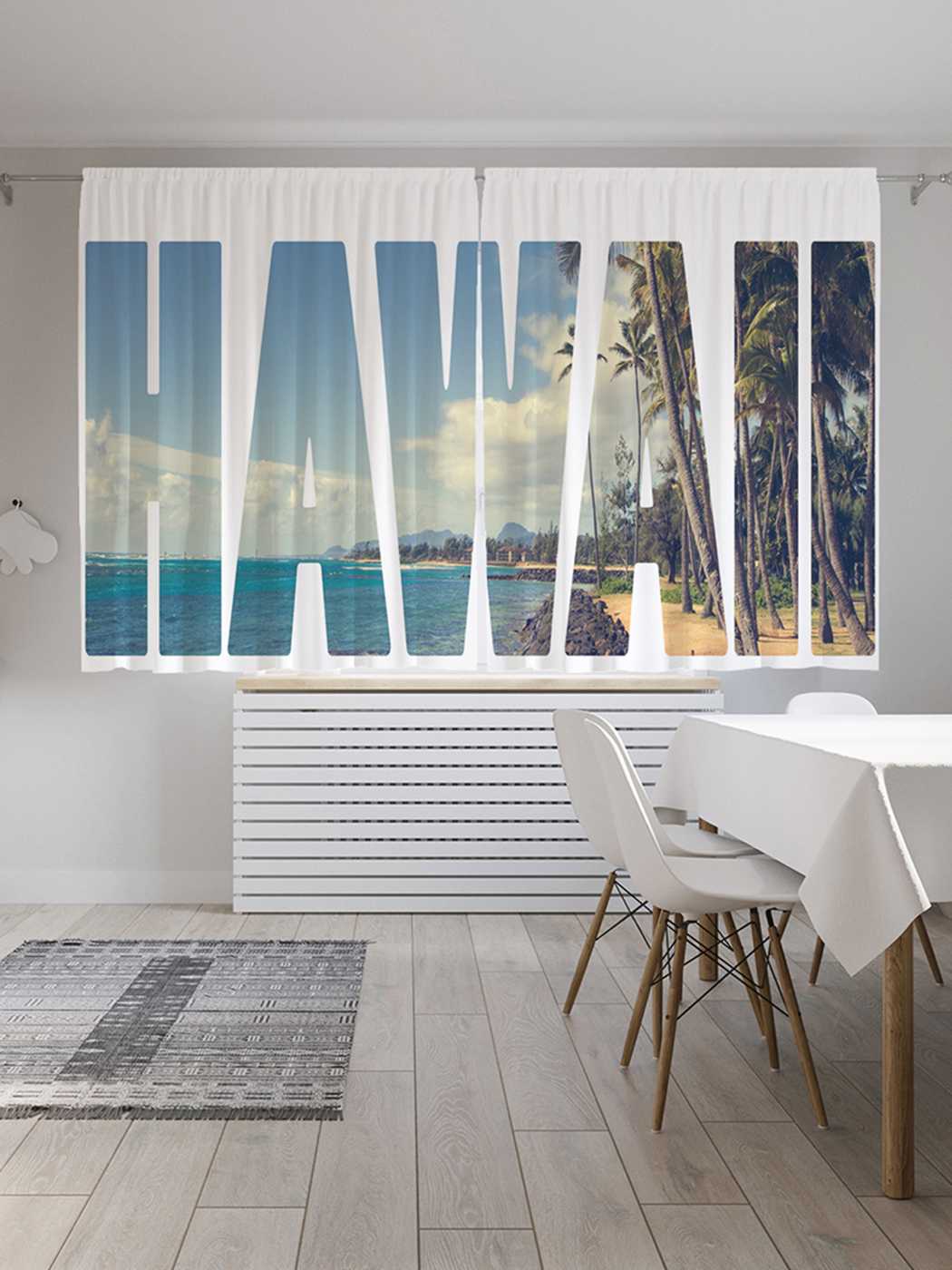 

Классические шторы JoyArty "Пляжи Гавайи", серия Oxford DeLux, 2 полотна 145x180 см, Пляжи Гавайи
