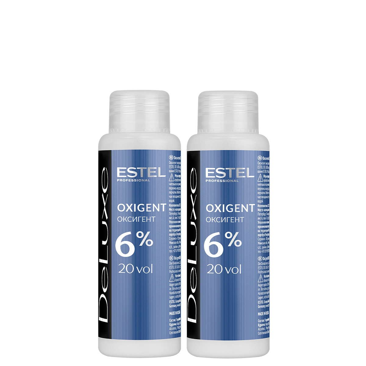 Оксигент Estel Professional 6% De Luxe 60 Мл 2 Шт