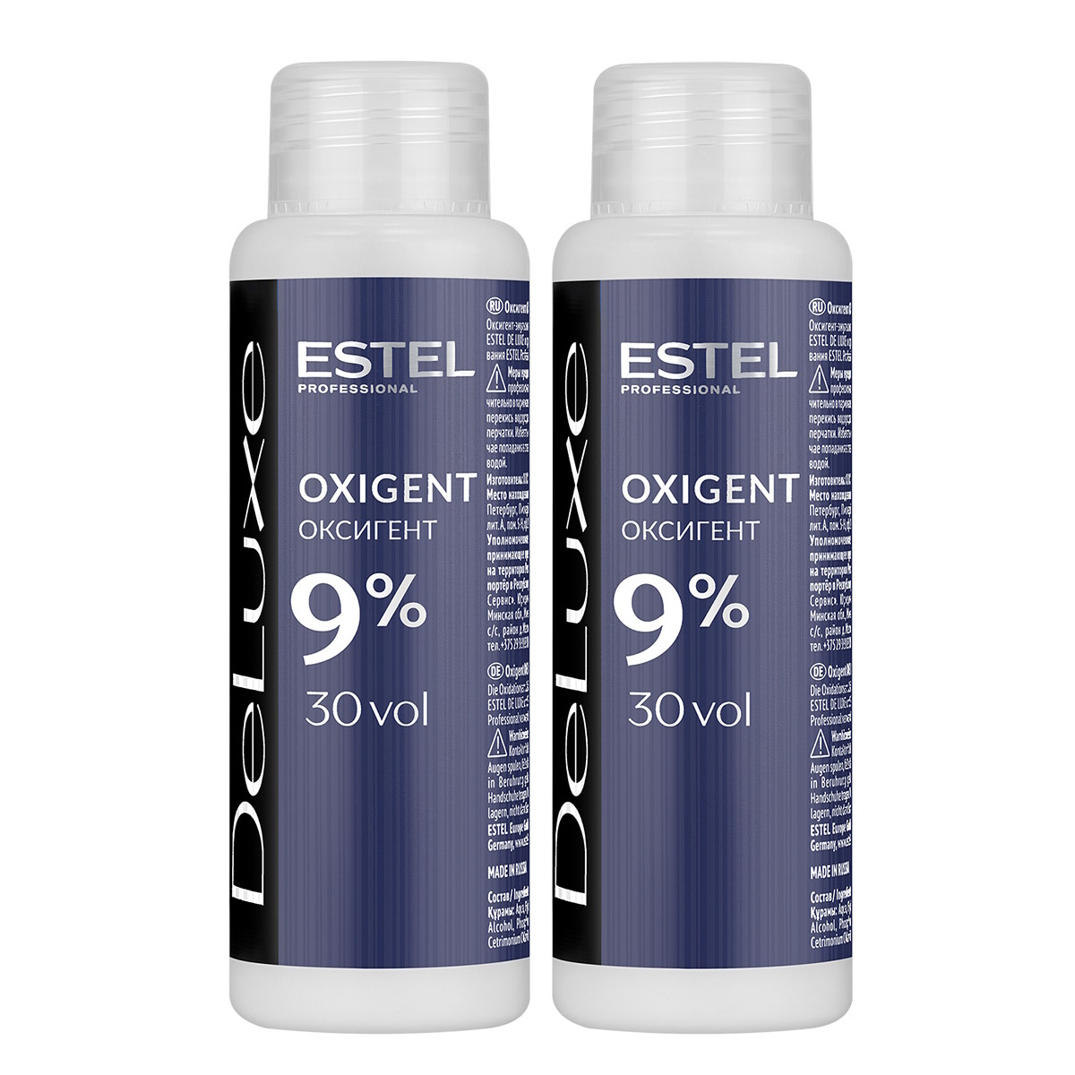 Оксигент Estel Professional 9% De Luxe 60 Мл 2 Шт