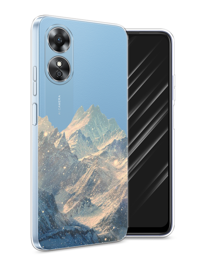 

Чехол Awog на Oppo A17 "Горы арт 2", Серый, 2512050-10