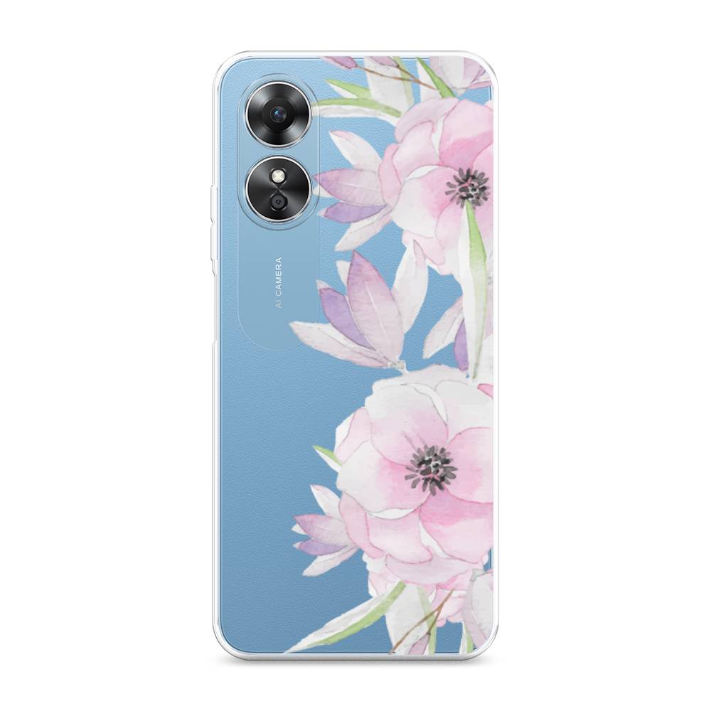 

Чехол Awog на Oppo A17 "Нежные анемоны", Розовый;черный;фиолетовый, 2512050-8