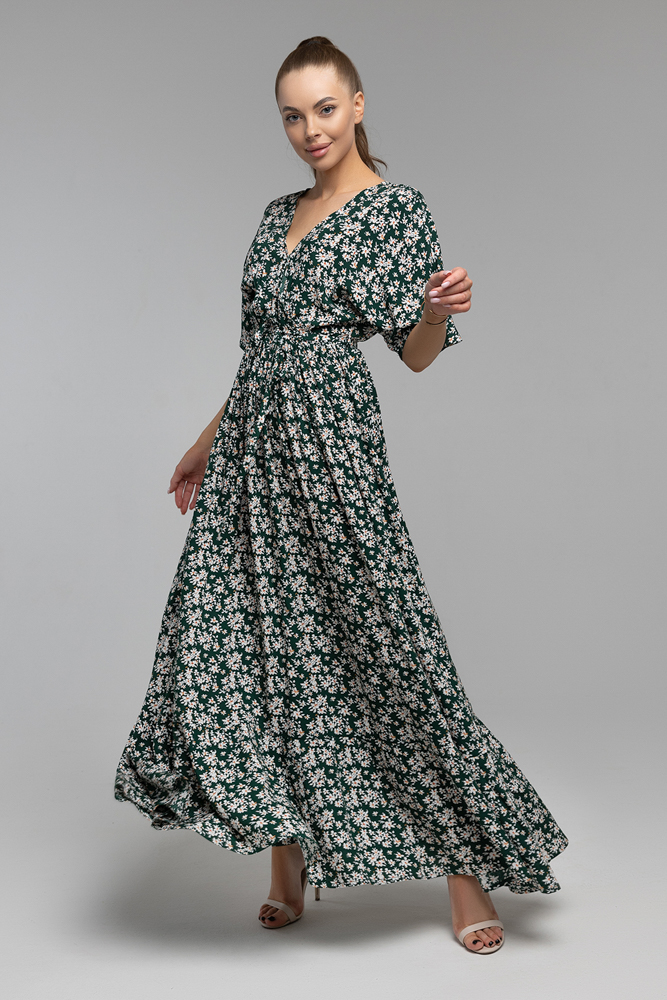 фото Платье женское петербургский швейное дом 1450-2 зеленое 56 ru петербургский швейный дом
