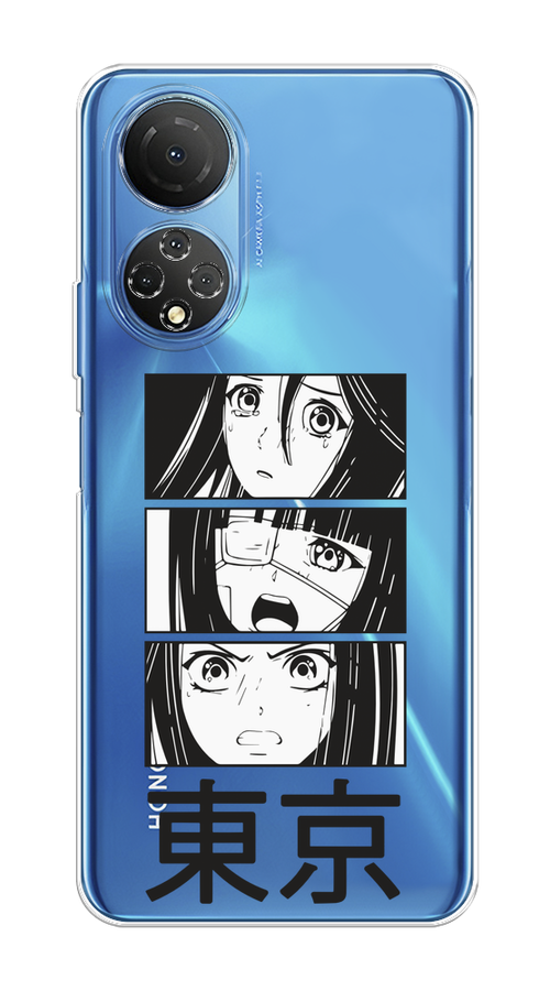 

Чехол на Honor X7 2022 "Tokyo girls", Белый;черный;прозрачный, 6108850-1