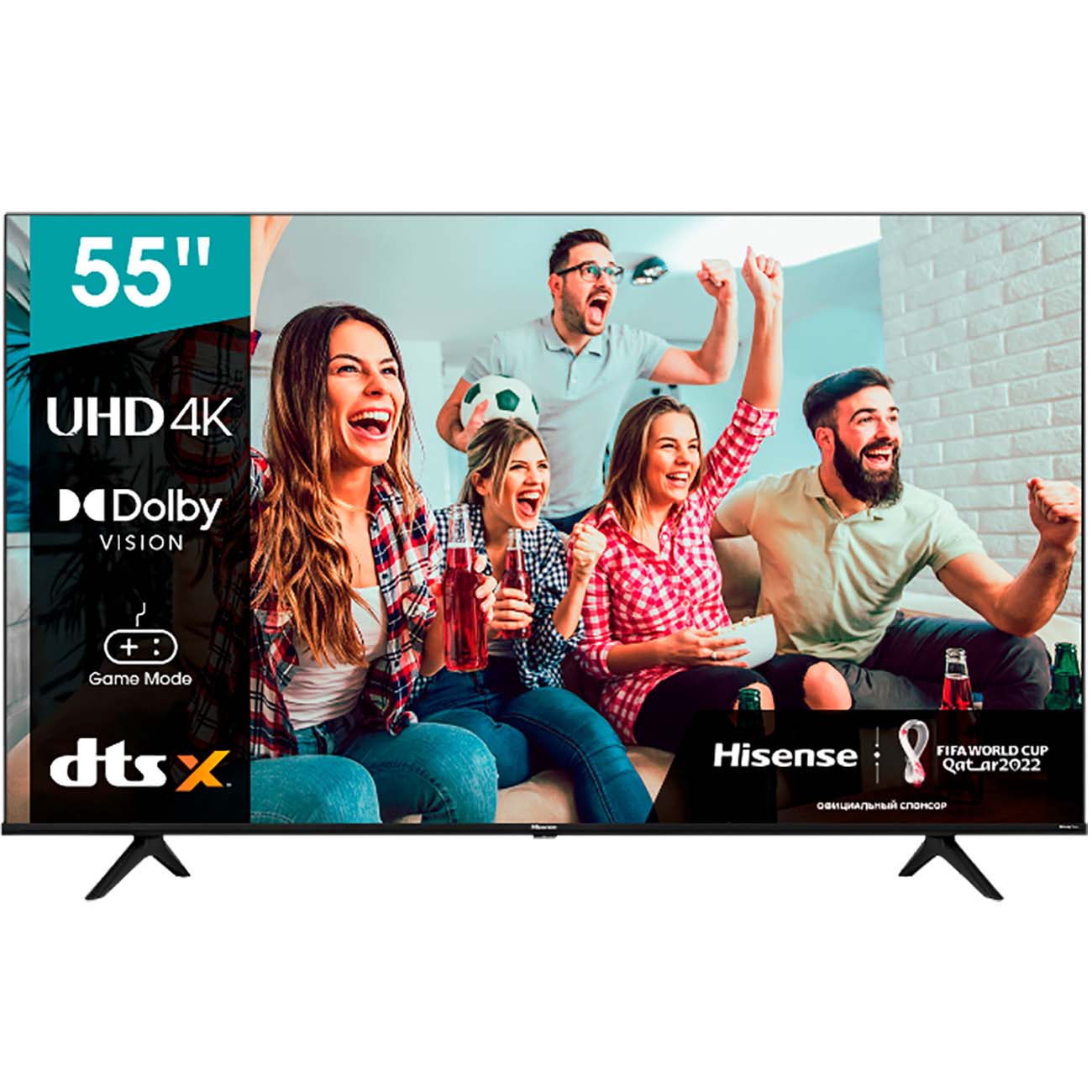 фото Led телевизор 4k ultra hd hisense 55a6bg