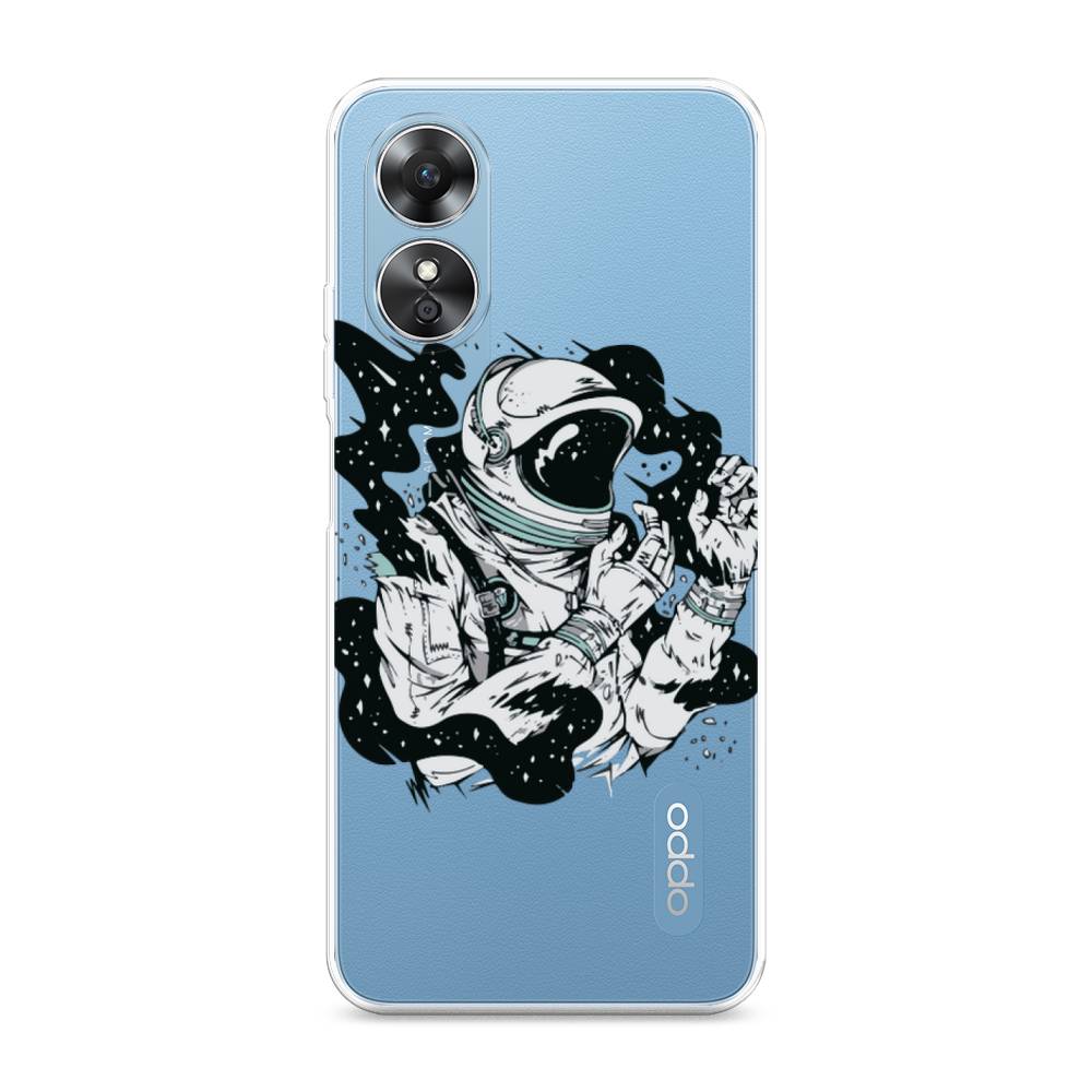 

Чехол Awog на Oppo A17 "Космонавт арт", Черный;бежевый;белый, 2512050-7