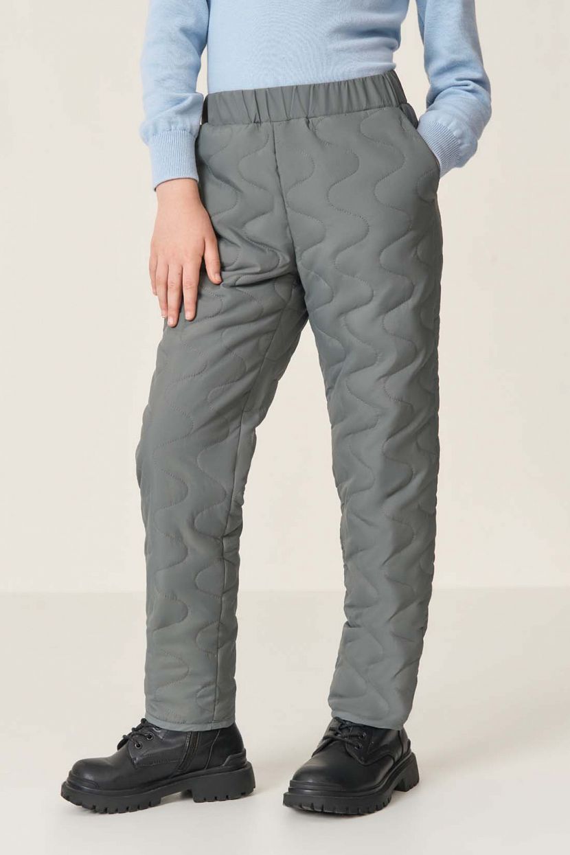 

Брюки детские BAON BK0923507, FADED MOSS, 122, Зеленый, BK0923507