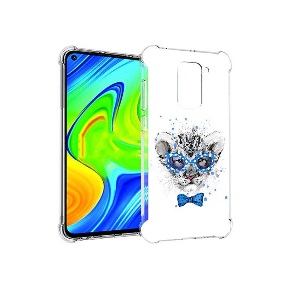 

Чехол MyPads Tocco для Xiaomi Redmi Note 9 тигренок с бабочкой (PT150805.258.642), Прозрачный, Tocco