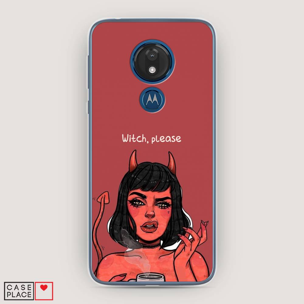 

Чехол Awog на Motorola Moto G7 / Моторола Мото G7 "Evil Girl", Разноцветный, 241150-6