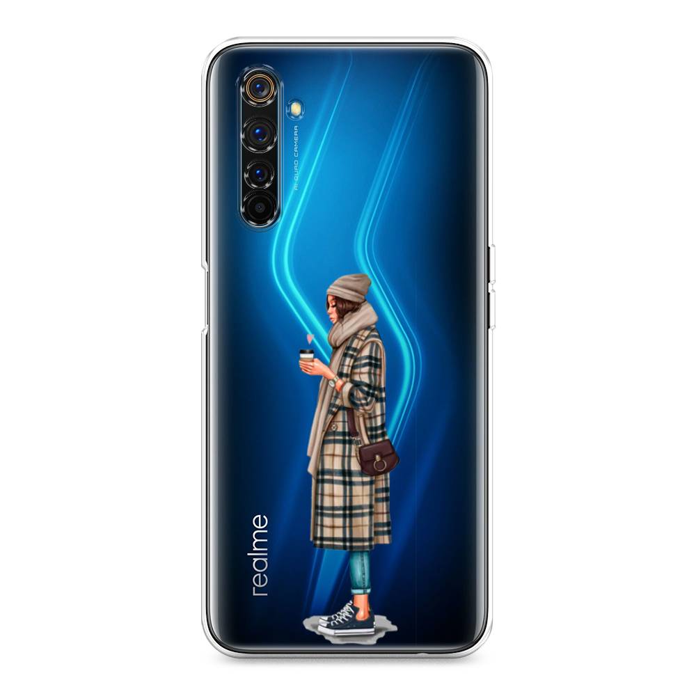 

Чехол на Realme 6 Pro "Утренний кофе", Коричневый;бежевый, 252850-6