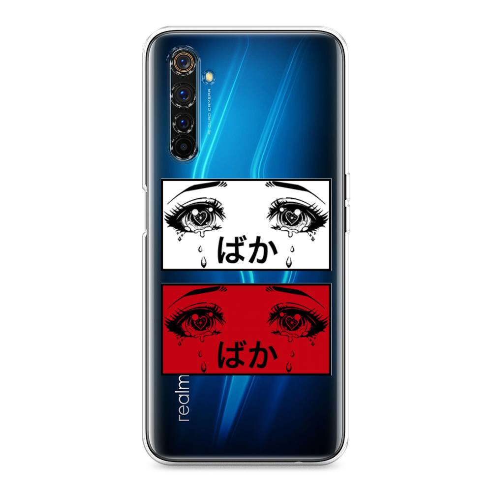 

Чехол на Realme 6 Pro "Красные глаза манга", Красный;белый;черный, 252850-4