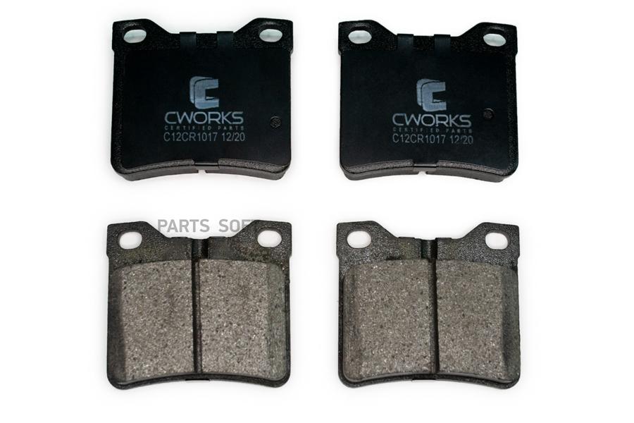 

Тормозные колодки CWORKS задние Low Metallic C12CR1017