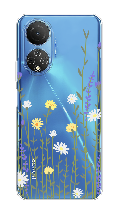 

Чехол на Honor X7 2022 "Ромашка и лаванда", Зеленый;желтый;прозрачный, 6108850-1