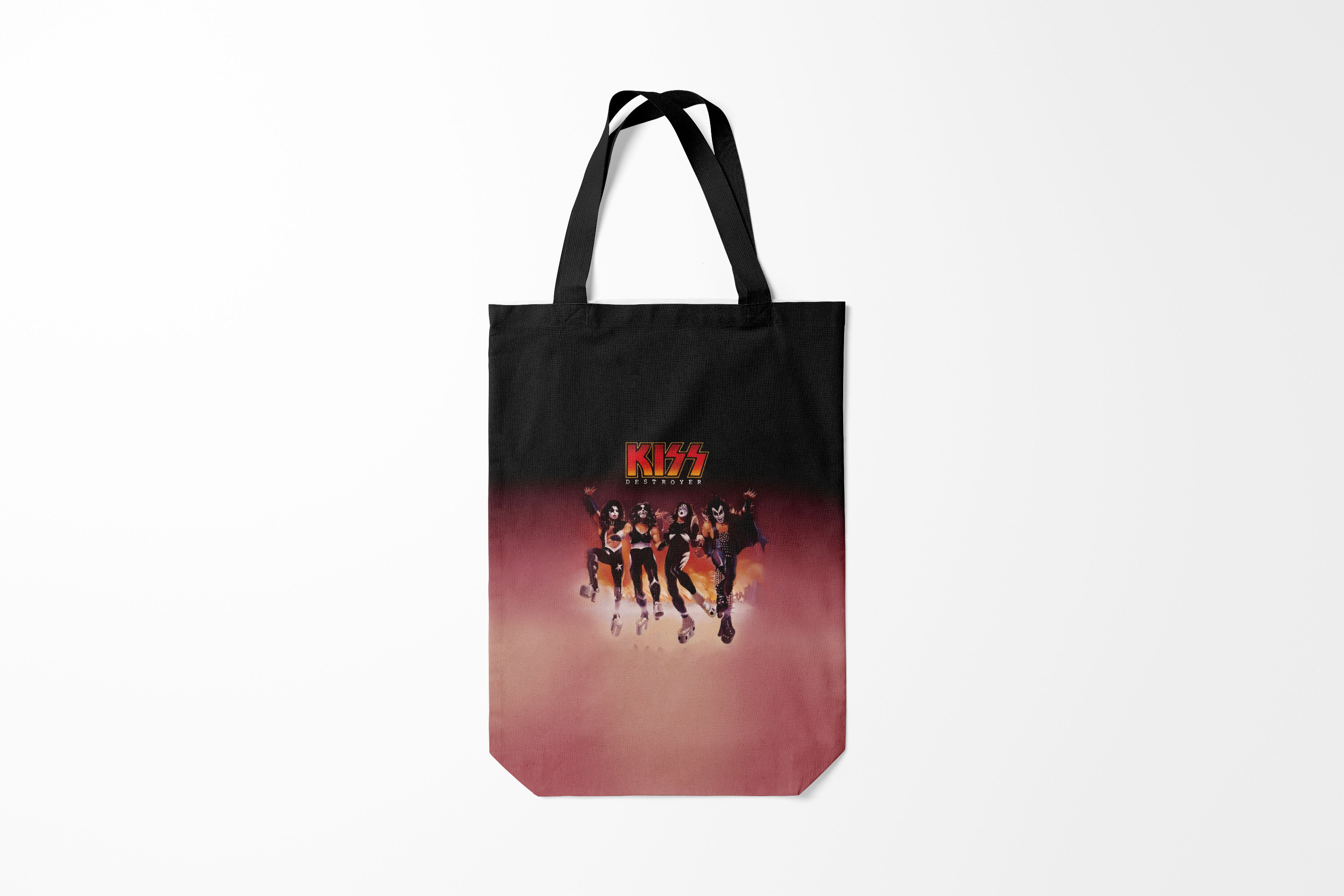 

Сумка шoппер унисекс Burnettie Гитара Группа Kiss, черный, Гитара Группа Kiss