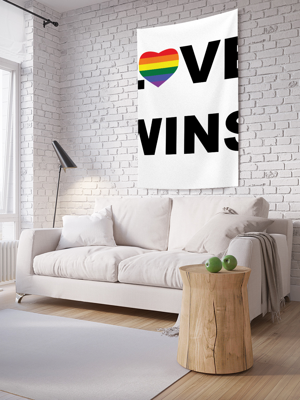 

Вертикальное фотопанно на стену JoyArty Любовь побеждает 100x150 см, Любовь побеждает