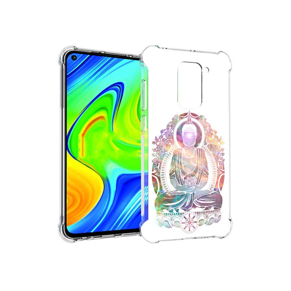 Чехол MyPads Tocco для Xiaomi Redmi Note 9 умный мужчина абстракция (PT150805.258.651)