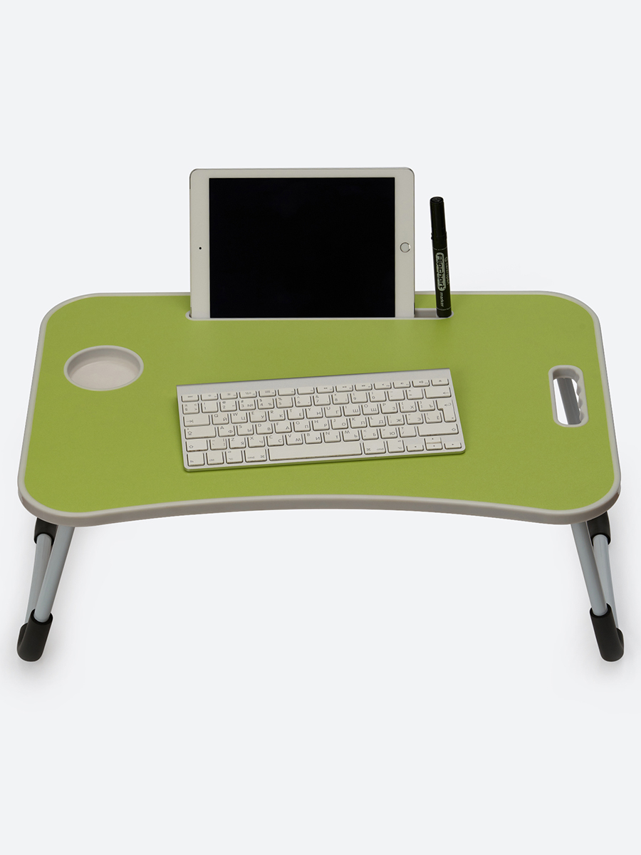 

Столик для ноутбука складной Ruges зеленый БАСЯ с ручкой
