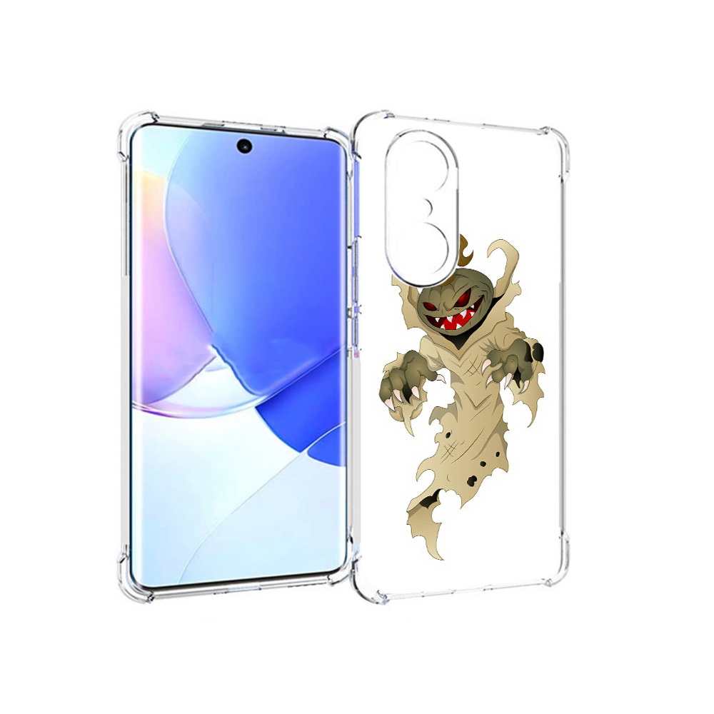 

Чехол MyPads Tocco для Honor 60 Pro призрак хэллоуина, Прозрачный, Tocco
