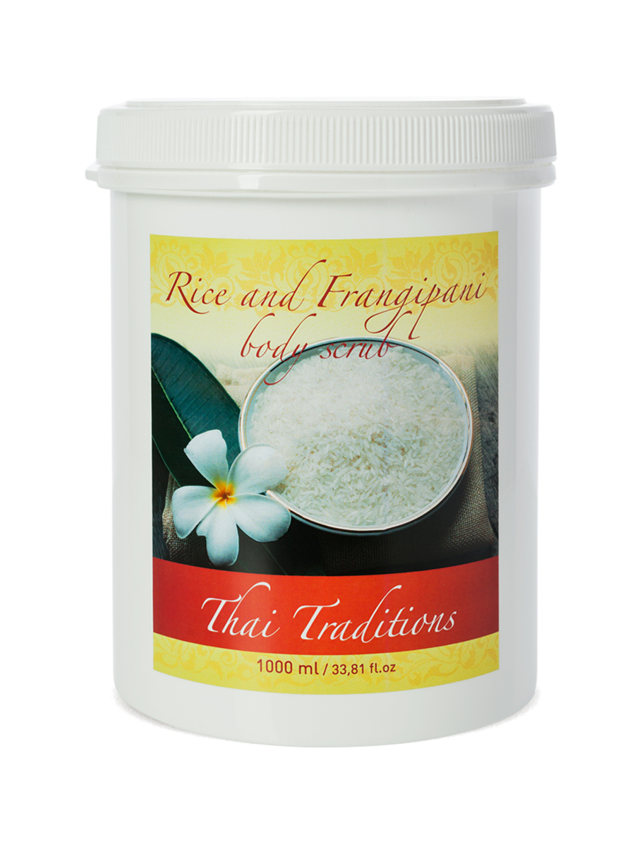 Купить Скраб для тела Thai Traditions гипоаллергенный пилинг увлажняющий, питательный Рис, 1 л.