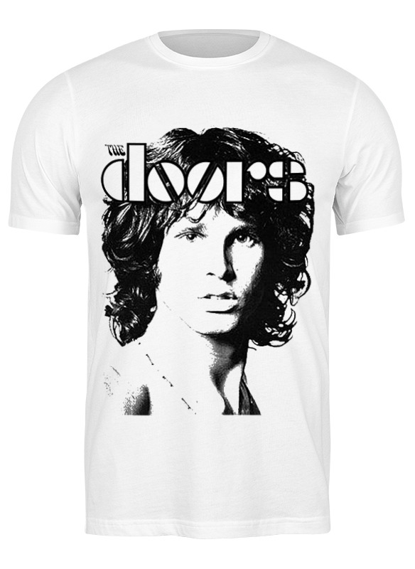 

Футболка мужская Printio The doors jim morrison белая M, Белый, The doors jim morrison