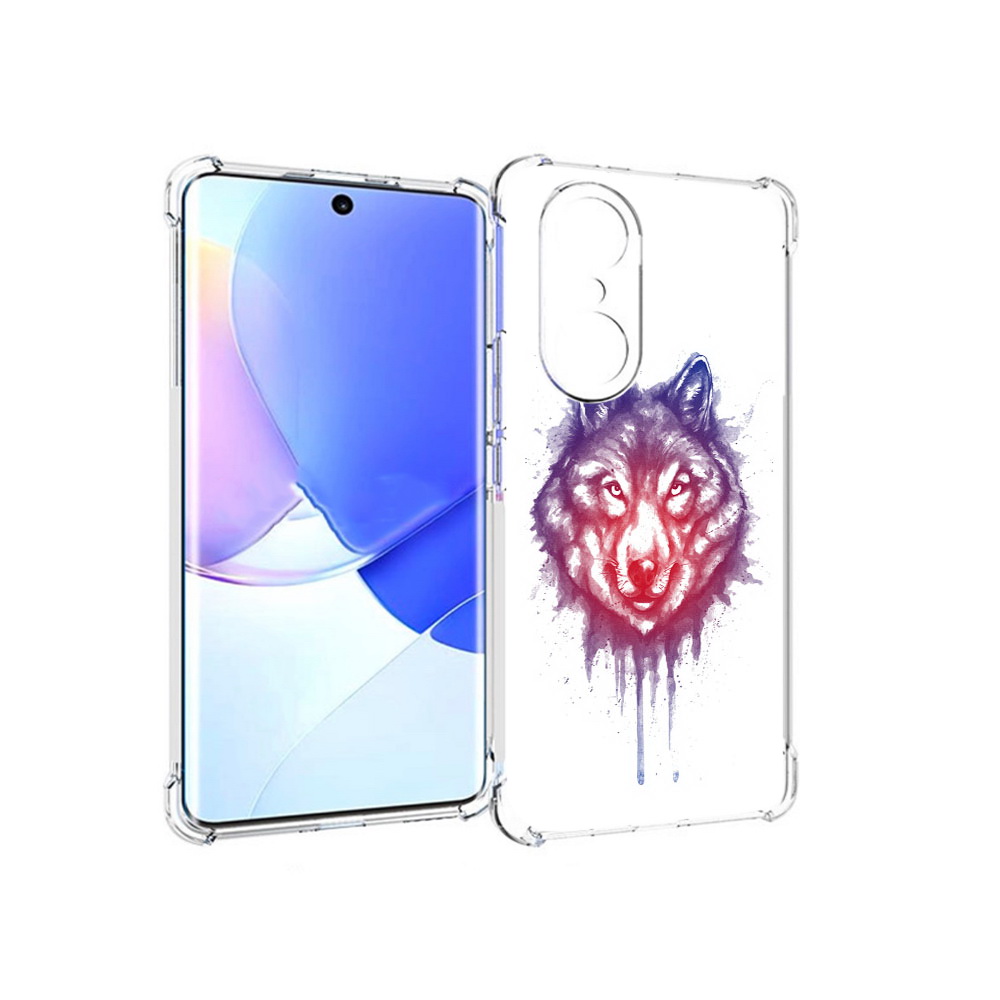 

Чехол MyPads Tocco для Honor 60 Pro пушистый волк, Прозрачный, Tocco