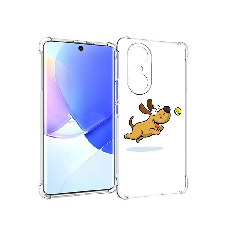 

Чехол MyPads Tocco для Honor 60 Pro пёсик, Прозрачный, Tocco