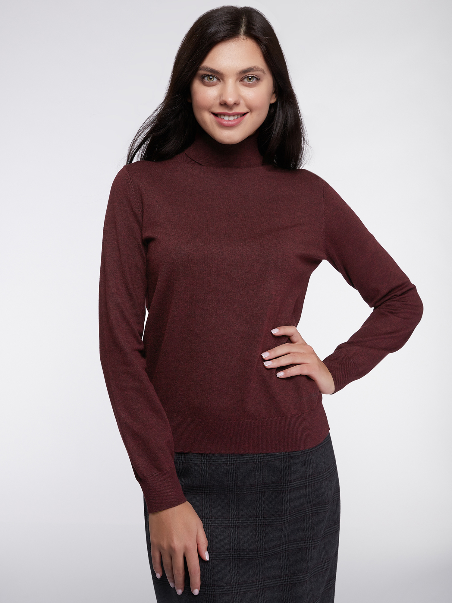 

Водолазка женская oodji 74412005-5B красная 2XL, 74412005-5B