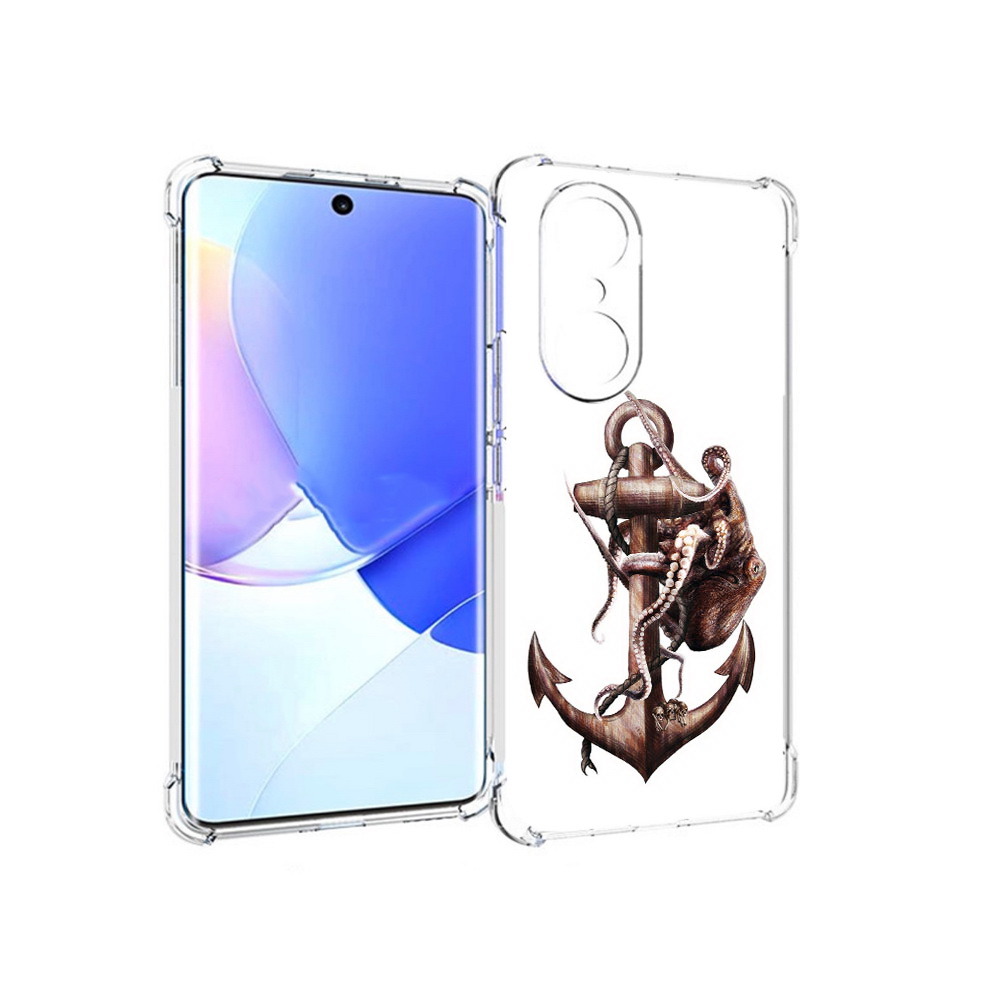 

Чехол MyPads Tocco для Honor 60 Pro ржавый якорь, Прозрачный, Tocco