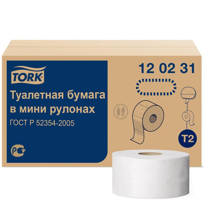 Бумага туалетная TORK Advanced 2-х слойная, 12шт [120231]