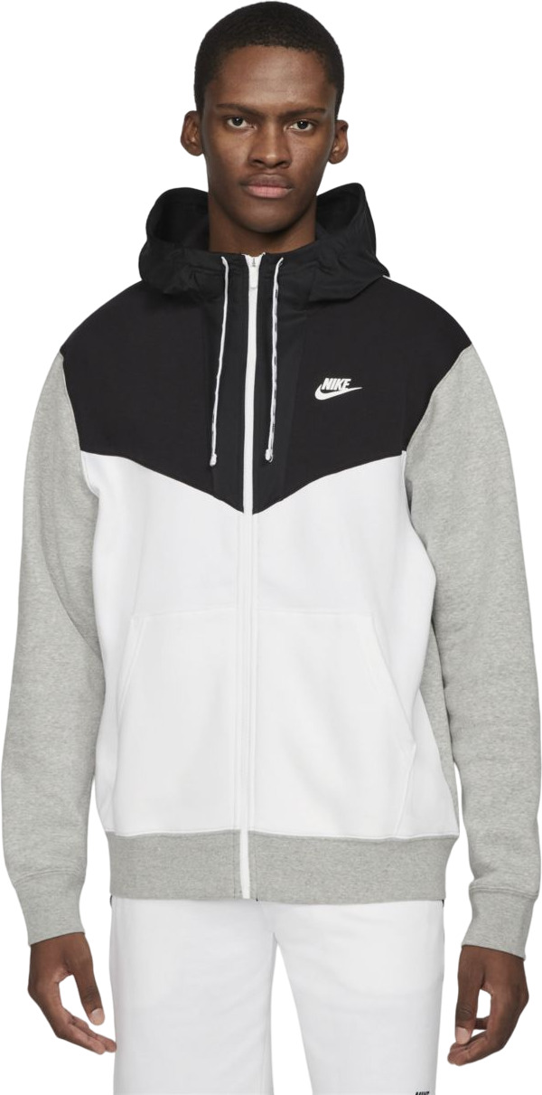 Толстовка мужская Nike M Sportswear Hybrid Fleece Fz Hoodie серая M