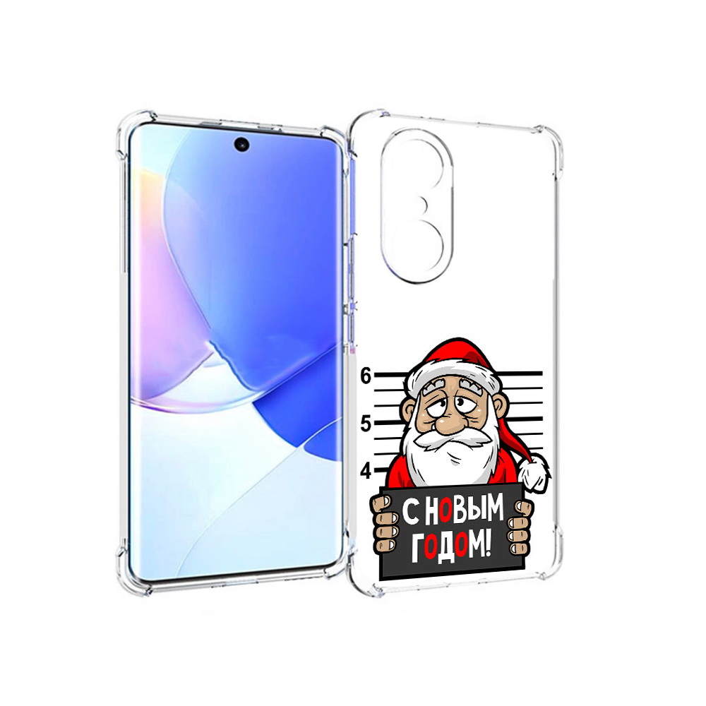 

Чехол MyPads Tocco для Honor 60 Pro ДМ с новым годом заключенный, Прозрачный, Tocco