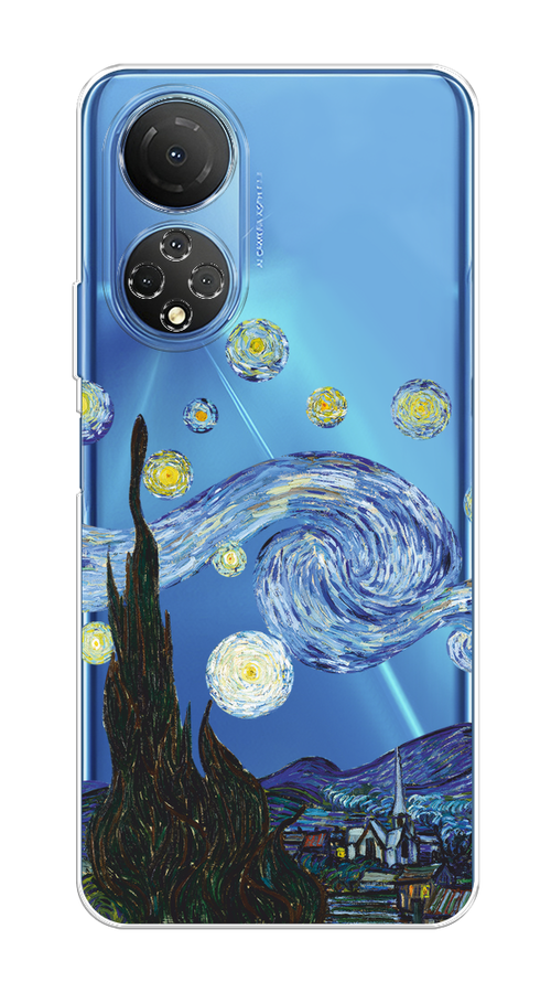 

Чехол на Honor X7 2022 "Ночь Ван Гога", Голубой;синий;черный, 6108850-1