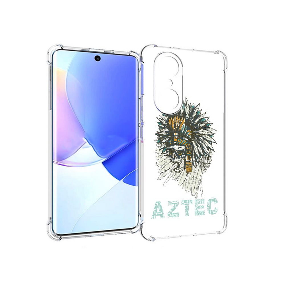 

Чехол MyPads Tocco для Honor 60 Pro скелет индеец, Прозрачный, Tocco